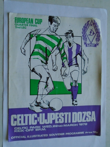 Celtic ujpest dozsa 1971 - v,