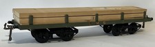 VINTAGE HORNBY SERIES O GAUGE LMS GREEN LUMBER WAGON NO2 UNBOXED