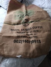 Large Jute Coffee Bag Decorative Storage  98cm X 69 Cm