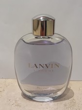 Lanvin L'Homme : Rare Vintage Aftershave Splash On : 100ml : Fresh Fragrance 
