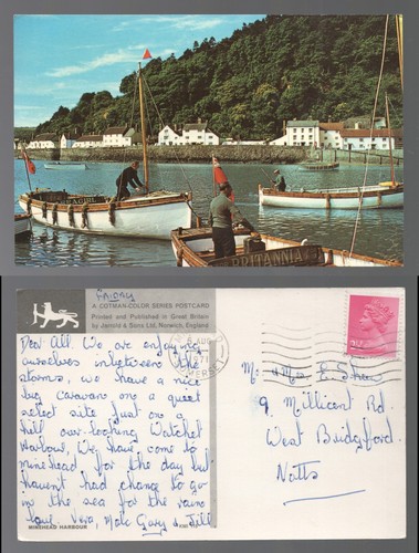 Minehead harbour boats - harbour,