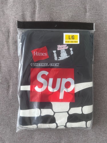 Supreme hanes skeleton thermal - supreme,