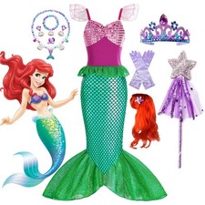 Halloween girls mermaid dress - halloween,