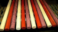9 PIECES COLORFUL ROUND DOWEL