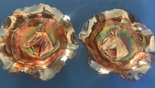 Carnival glass dugan pony - glass,