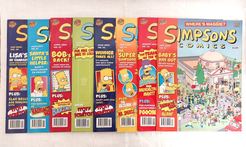 Simpsons comics job lot bundle - comics,