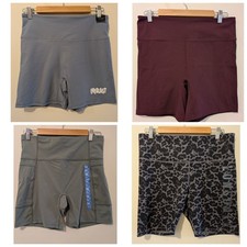 size 14 16 womens gym shorts bulk x 4 exercise fitness training bike weights