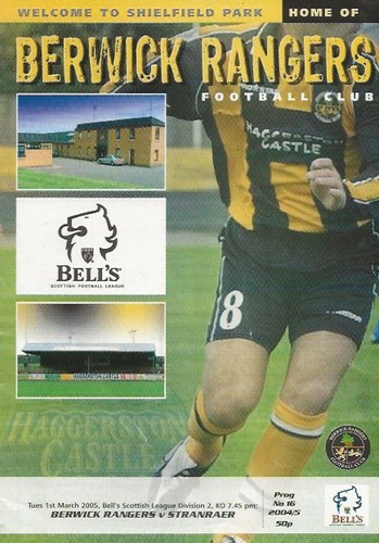 Berwick rangers stranraer - berwick, v