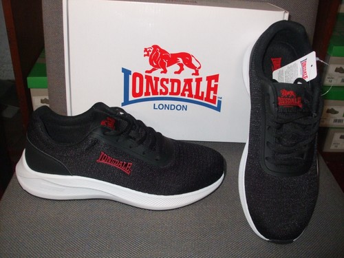 Mens lonsdale black red - lonsdale,