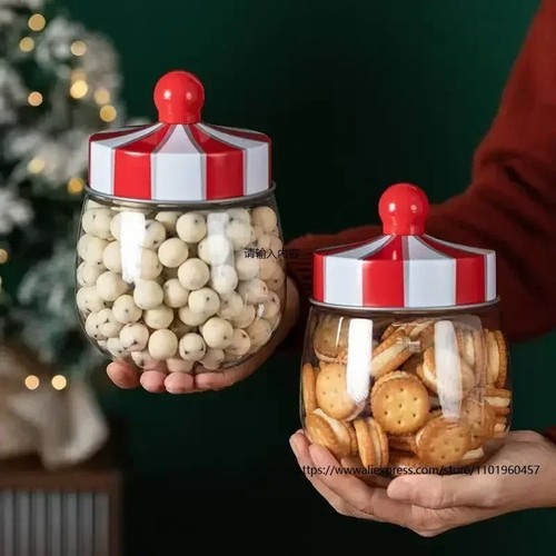 Transparent gift storage jar - gift,
