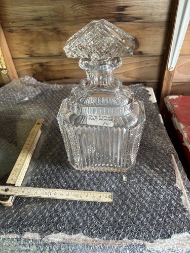 Irish crystal spirit decanter - irish,