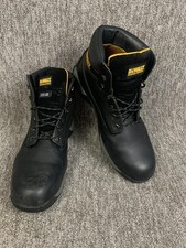 DeWalt Apprentice Black Safety Boots Steel Toe Cap Men’s UK Size 12 EU 46