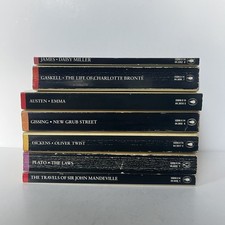 7 Penguin Books Bundle Paperback Books Black Spine BULK | JOB LOT | BUNDLE