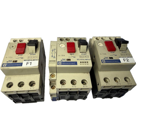 Telemecanique gv2m14 10a 3 - 6-10a,