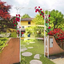 2M Metal Garden Arch Roses