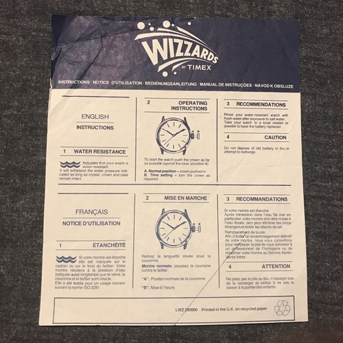 Wizzards timex watch - wizzards,
