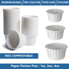 Paper Soufflé Cups Disposable