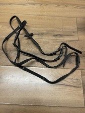 54” Black Webbing Reins With