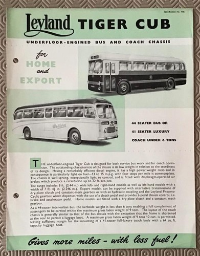 Leyland tiger cub passenger - leyland,