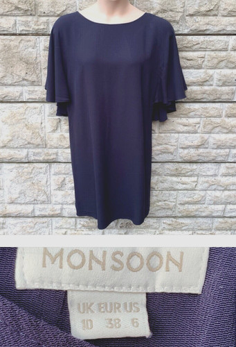 Ladies monsoon navy viscose - monsoon,