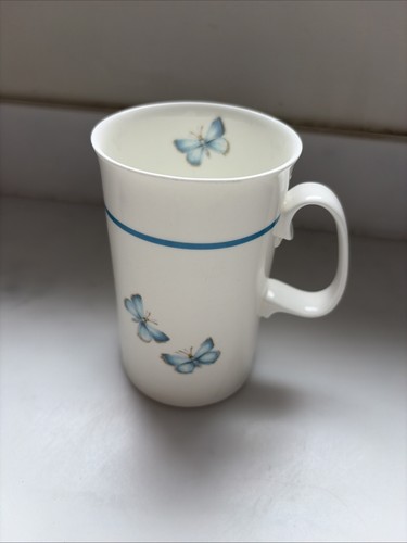 Dunoon ceramics blue - blue, moth