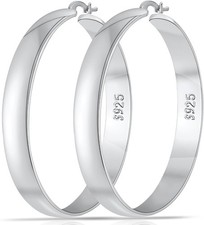 8mm Thick 925 Sterling Silver