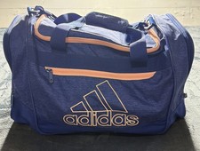 Vintage Adidas Duffle Bag Blue