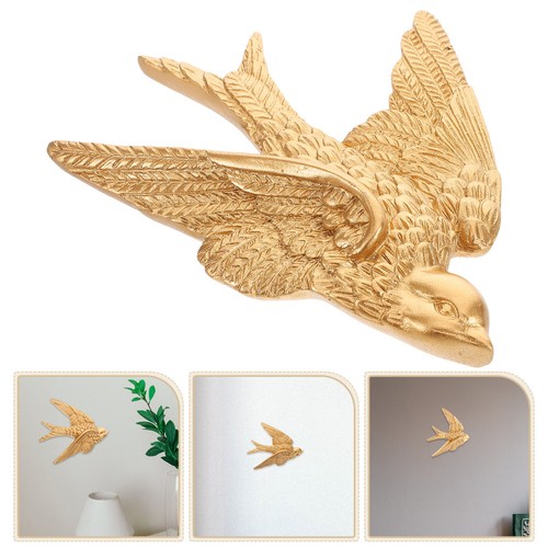 Golden resin swallow wall - swallow,