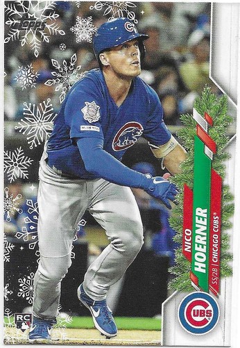 2020 topps holiday hw111 - 2020,
