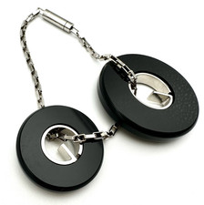GUCCI Key ring chain Round G