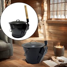 Ash Bucket With Lid Fireplace