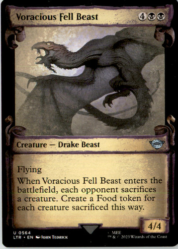 Mtg voracious fell - fell, beast