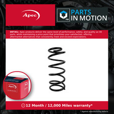 2x Coil Springs (Pair Set) fits HYUNDAI ix20 JC 1.4 Rear 10 to 19 G4FA Apec New