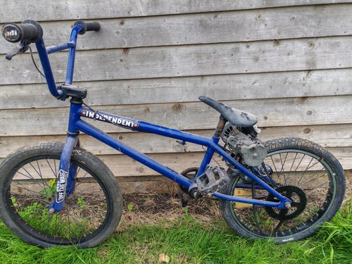 Petrol engine bmx unfinished - engine, bmx.