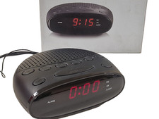 LED Digital Alarm Clock Radio WITH SNOOZE SIZE 55(H) X 136(W) X 115 (D)