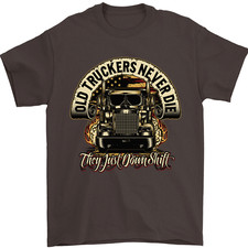 Old Truckers Never Die Lorry Driver Lorries Mens T-Shirt 100% Cotton