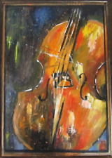 Bold Cello Painting – Perfect for Music Room or Studio Decor