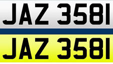 Private registration plate JAZ 3581 on retention Jarad James