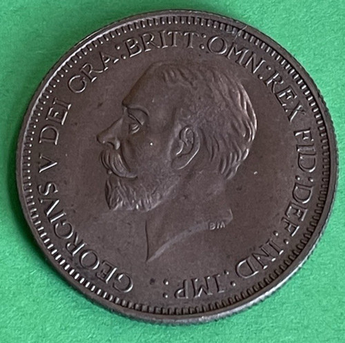 1933 british one - penny, george