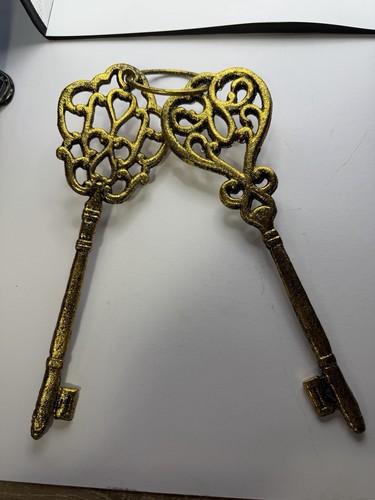 Duo gold cast iron decorative - gold,