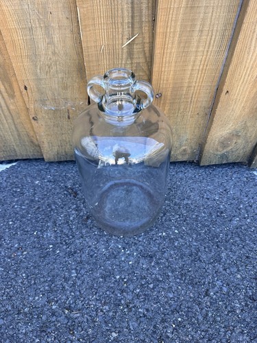 Vintage glass demijohn - glass, 1