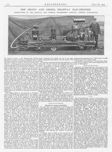 Brown and crosta tramway rail - brown,