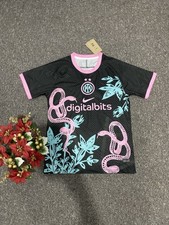 Inter Milan Black And Blue Snake Jersey Brand New With Tags Size M