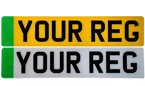 Printed car registration - printed,