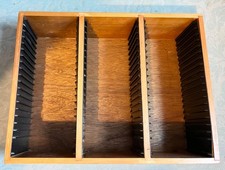 Vintage Wooden CD  DVD Rack