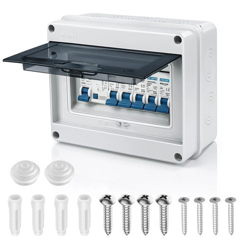 Way consumer unit circuit - consumer,