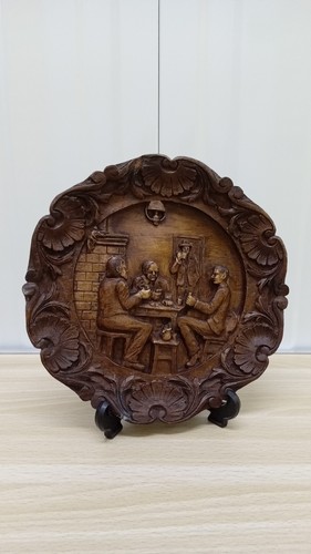 Vintage german carved wood - vintage,