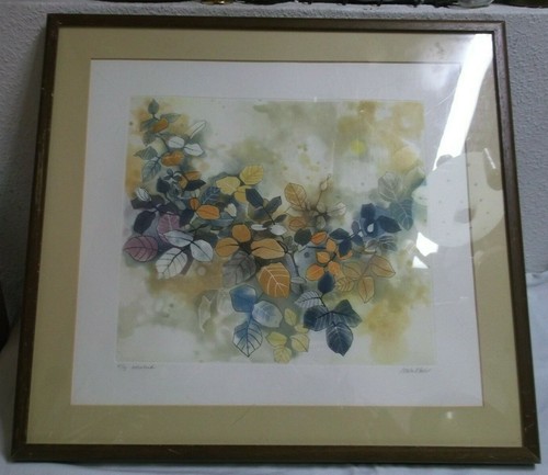 Lithograph print 1970s with - print,