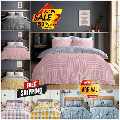 Geometrical and dogs duvet - and,