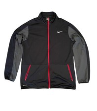 Nike Rivalry Jacket Red Grey